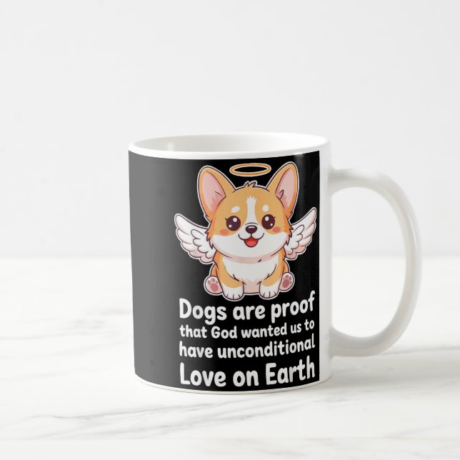 Dogs Are Proof That God Wanted Us Christian Pets  Kaffemugg (Höger)
