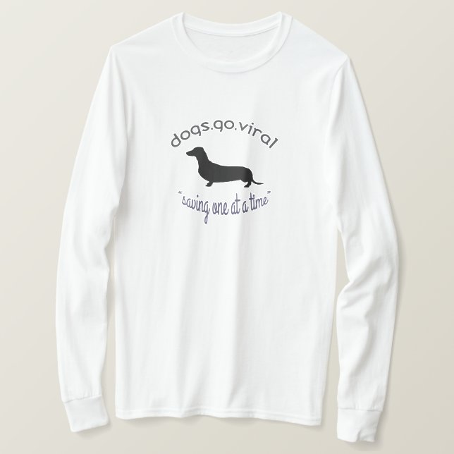 dogs.go.viral t-shirt (Design framsida)