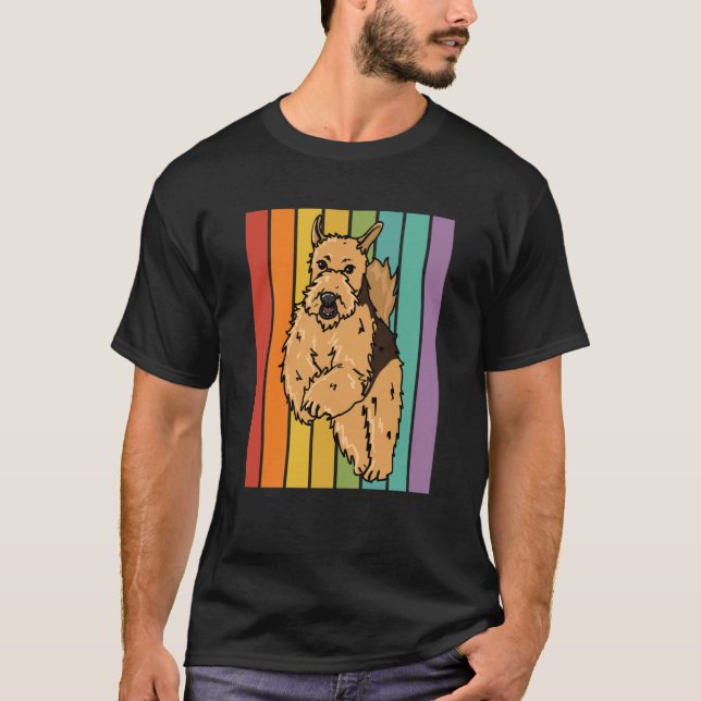 Dogs Guys Who Loves Airedale Terrier  1 T Shirt (Framsida)