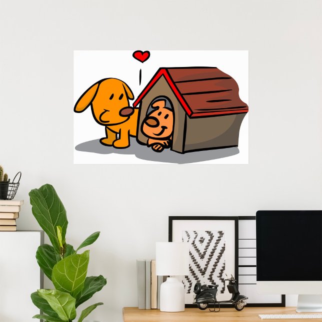 Dogs In A Dog House Poster (Skapare uppladdad)