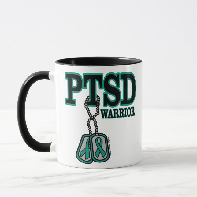 Dogtags/Warrior...PTSD Mugg (Vänster)