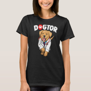 Dogtor Cute Labrador Women Kärlek Doggy Doktor T Shirt