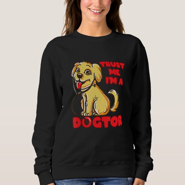 Dogtor Golden Labrador Retriever Puppy Vet Tech Ve T Shirt (Framsida)