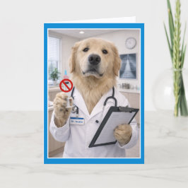 Dogtor's Orders  Get Well Card  NCC-1 Kort