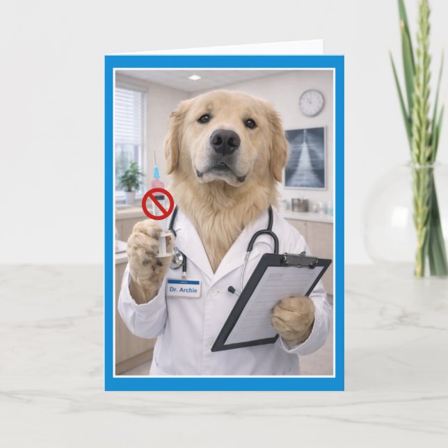 Dogtor's Orders  Get Well Card  NCC-1 Kort (Framsida)