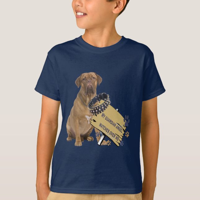 Dogue de Bordeaux bevakar mig T Shirt (Framsida)