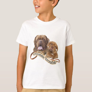 Dogue De Bordeaux Dubblera besvärar T-shirt