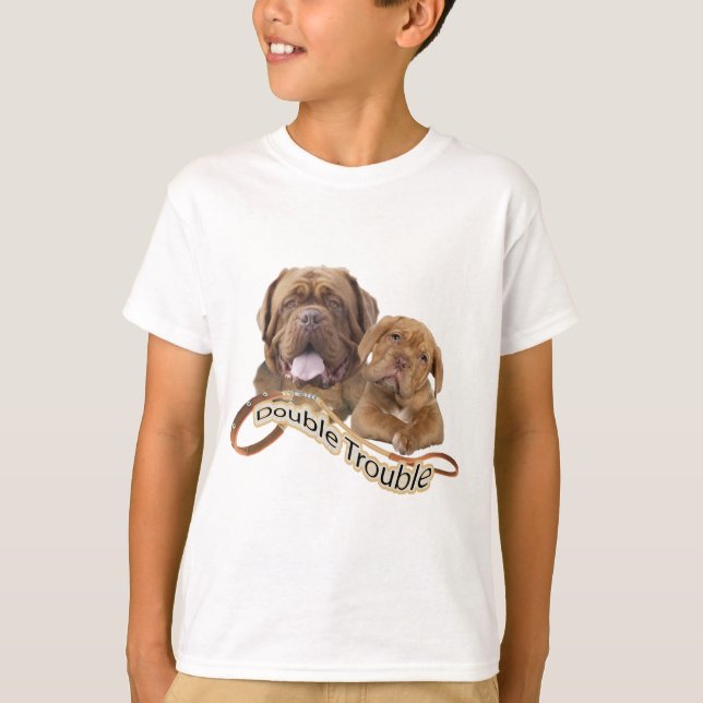 Dogue De Bordeaux Dubblera besvärar Tröja (Framsida)
