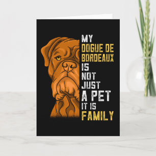 Dogue de Bordeaux Family Hund Gift Kort
