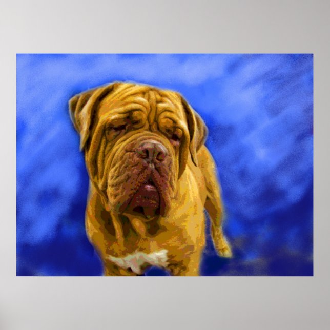 Dogue de Bordeaux Fine Art Prints Poster (Framsidan)