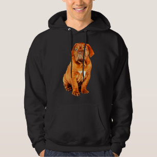 Dogue De Bordeaux Fransk Mastiff Hund Puppy Hoodie