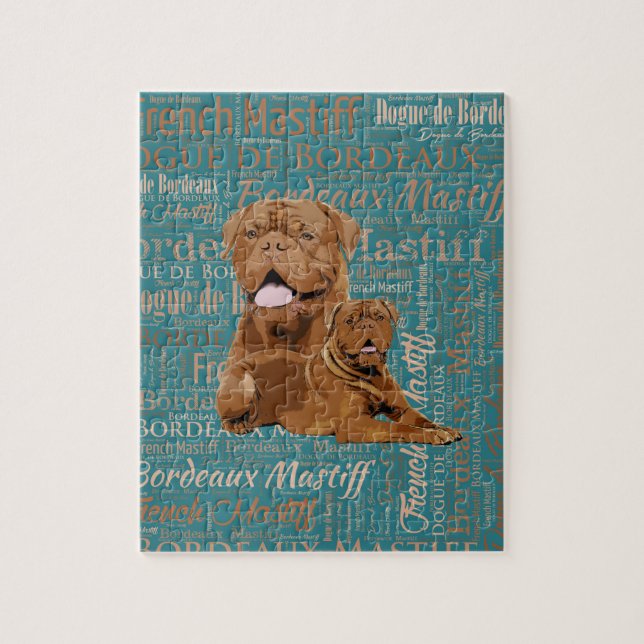 Dogue de Bordeaux - fransk Mastiff Pussel (Vertikal)