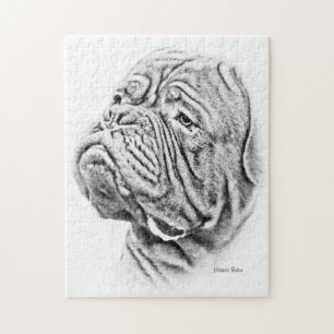 Dogue De Bordeaux - fransk Mastiff Pussel