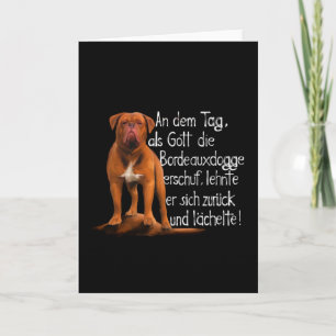 Dogue de Bordeaux Gift Hundägare Kärlek Kort