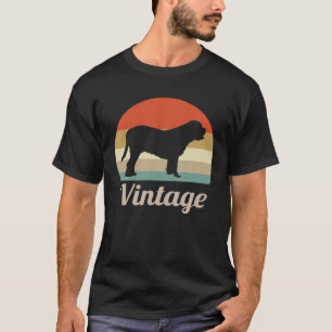 Dogue De Bordeaux Hund älskare Vintage Retro Stil T Shirt