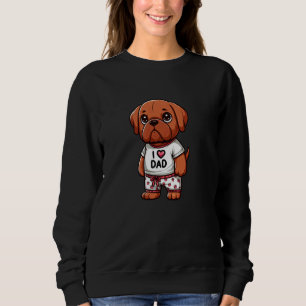 Dogue De Bordeaux I Kärlek Pappa Hund Funny Far T Shirt