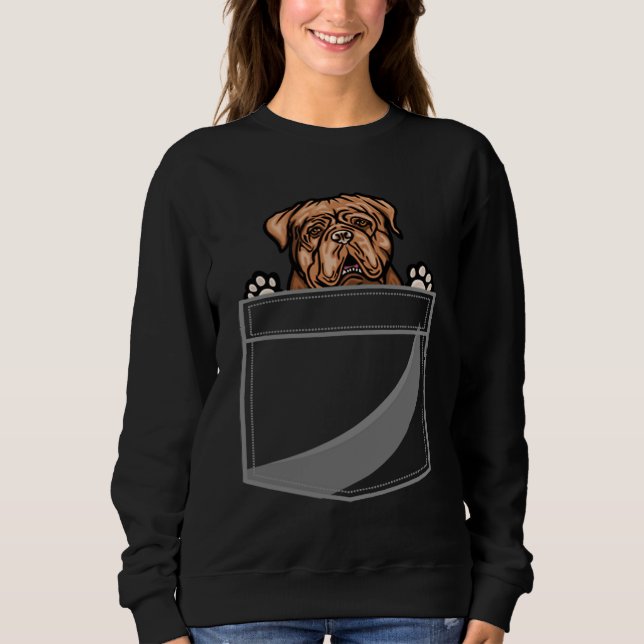 Dogue de Bordeaux In A Pocket T Shirt (Framsida)