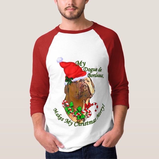 Dogue de Bordeaux julklappar Tee (Framsida)
