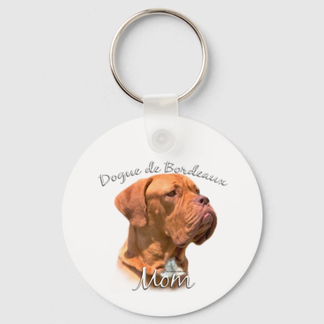 Dogue de Bordeaux Mamma 2 Nyckelring (Framsida)