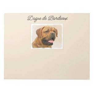 Dogue de Bordeaux Painting - Cute Original Hund Ar Anteckningsblock