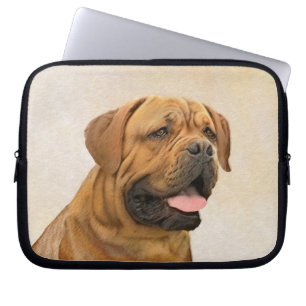 Dogue de Bordeaux Painting - Cute Original Hund Ar Laptop Fodral