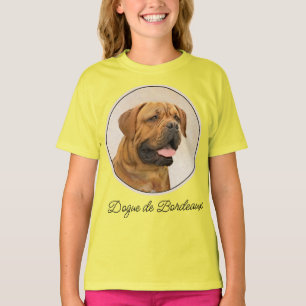 Dogue de Bordeaux Painting - Cute Original Hund Ar T Shirt