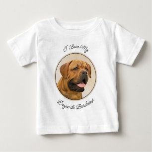 Dogue de Bordeaux Painting - Cute Original Hund Ar T Shirt