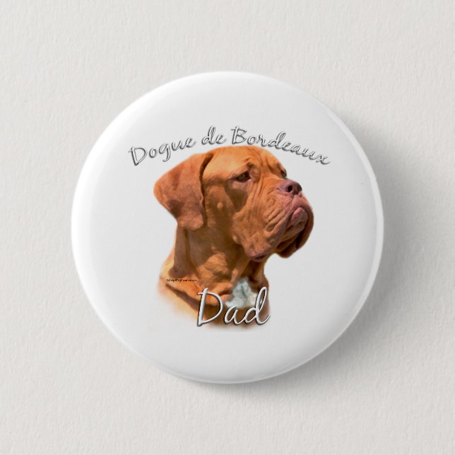 Dogue de Bordeaux Pappa 2 Knapp (Framsida)
