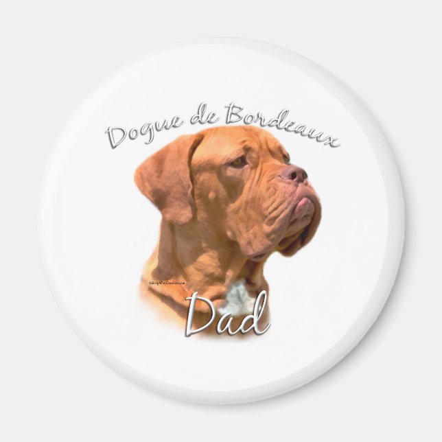 Dogue de Bordeaux Pappa 2 Magnet (Framsidan)