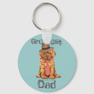Dogue de Bordeaux Pappa Nyckelring