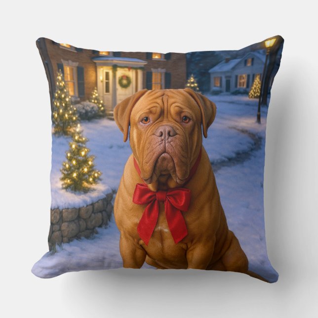 Dogue de Bordeaux semester  Kudde (Framsida)