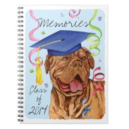 Dogue de Bordeaux Student Anteckningsbok Med Spiral