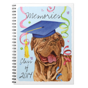 Dogue de Bordeaux Student Anteckningsbok Med Spiral