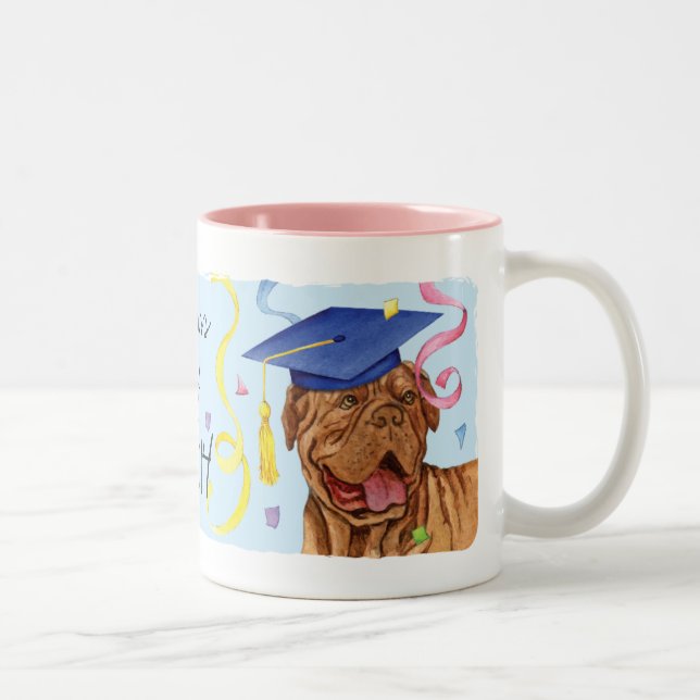 Dogue de Bordeaux Student Två-Tonad Mugg (Höger)