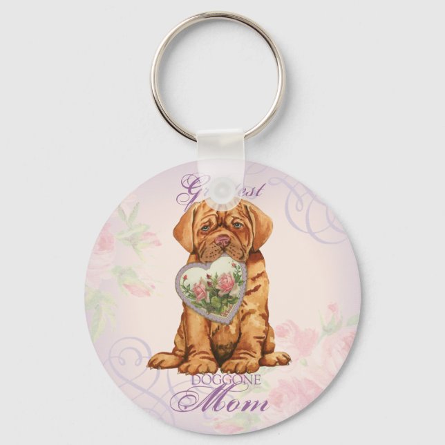 Dogue Heart Mamma Nyckelring (Framsida)