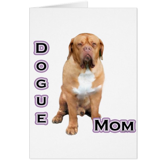 Dogue Mamma 4 Hälsningskort (Framsidan)
