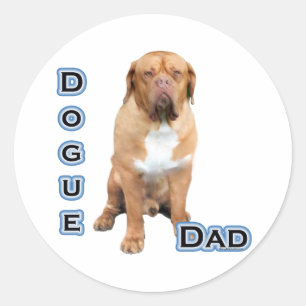 Dogue Pappa 4 - Sticker Runt Klistermärke