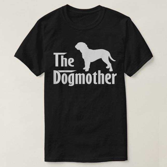 Dogues De Bordeau Älskare presenterar Hund Mors da T Shirt (Design framsida)