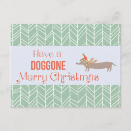 Dogwent God jul Helg Vykort