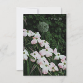 Dogwood & Allium Anteckningskort
