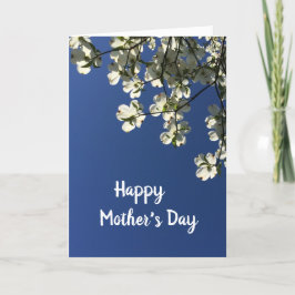 Dogwood Blommar Two Mammor Mors dag Card Tack Kort