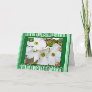 Dogwood Blommars Välkommen till grannskapskortet Kort