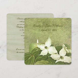 Dogwood Bröllop Vow Renewal Inbjudningar