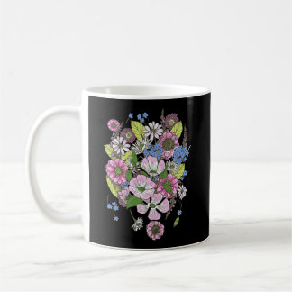 Dogwood Flower Botanical Stems Bouquet Kaffemugg