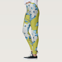 Dogwood Flowers on Leggings