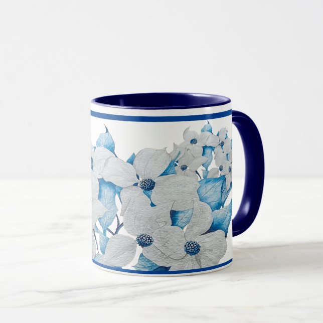 Dogwood Flowers på en Combo Mugg - (2) (Framsida höger)