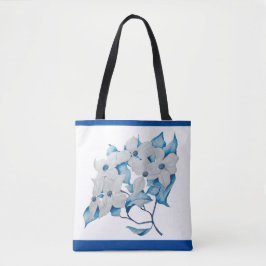 Dogwood Flowers på en Tote Tygkasse