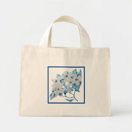 Dogwood Flowers på ett litet Tote Mini Tygkasse
