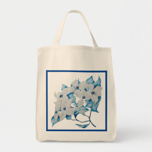 Dogwood Flowers på Livsmedel Tote Tygkasse