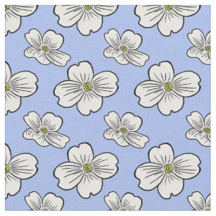Dogwood Flowers Tyg